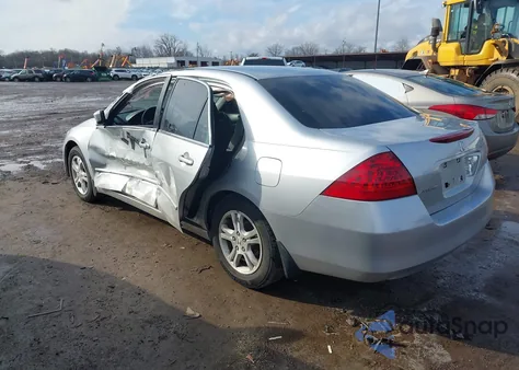 2007 Honda Accord 2.4 Se из США, поврежденный, VIN 1HGCM56397A186384